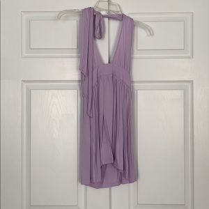NWT Tobi lavender halter dress